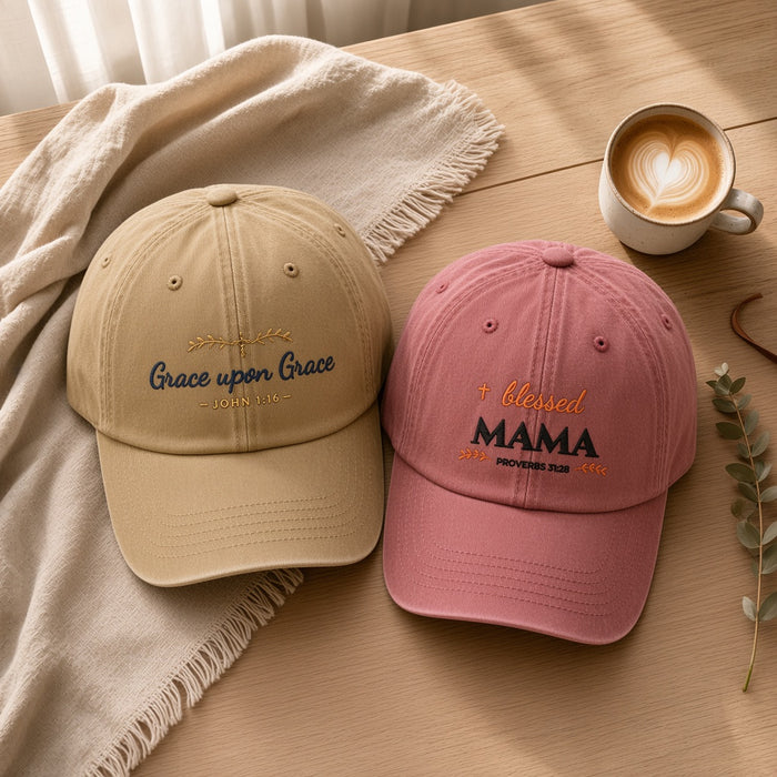 AmericanGraceUSA Women's Embroidered Christian Hats & Caps Boutique Collection