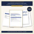 STAR Method Claims Adjuster & Corporate Behavioral Interview Story Bank & Workbook (PDF + Excel) - Hero Mockup
