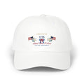 "1776 • Land That I Love" Chinoiserie Ribbon & Stars Classic Dad Cap