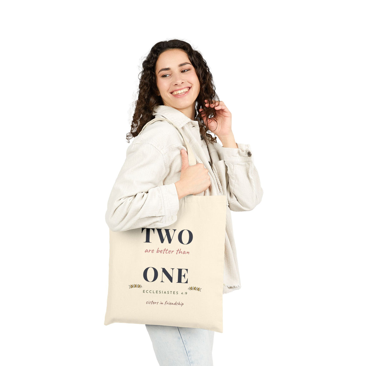 Two Are Better Than One Tote | Ecclesiastes 4:9 Friend Gift