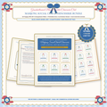 Mahjong Social Club & Chinoiserie Preppy PNG & Sticker Bundle (12 Designs) - Boutique Chinoiserie Blue & Pink Coquette Cover