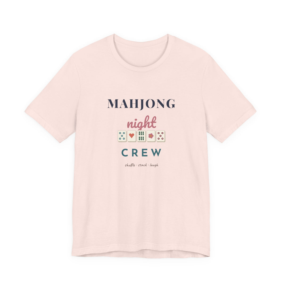 Mahjong Night Crew Shirt | Mahjong Lover Tee | Ladies Game Night Gift