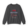 Mahjong Queen Sweatshirt, Varsity Mahjong Crewneck, Mahjong Player Gift, Mah Jongg Club Shirt, Game Night Gift for Her
