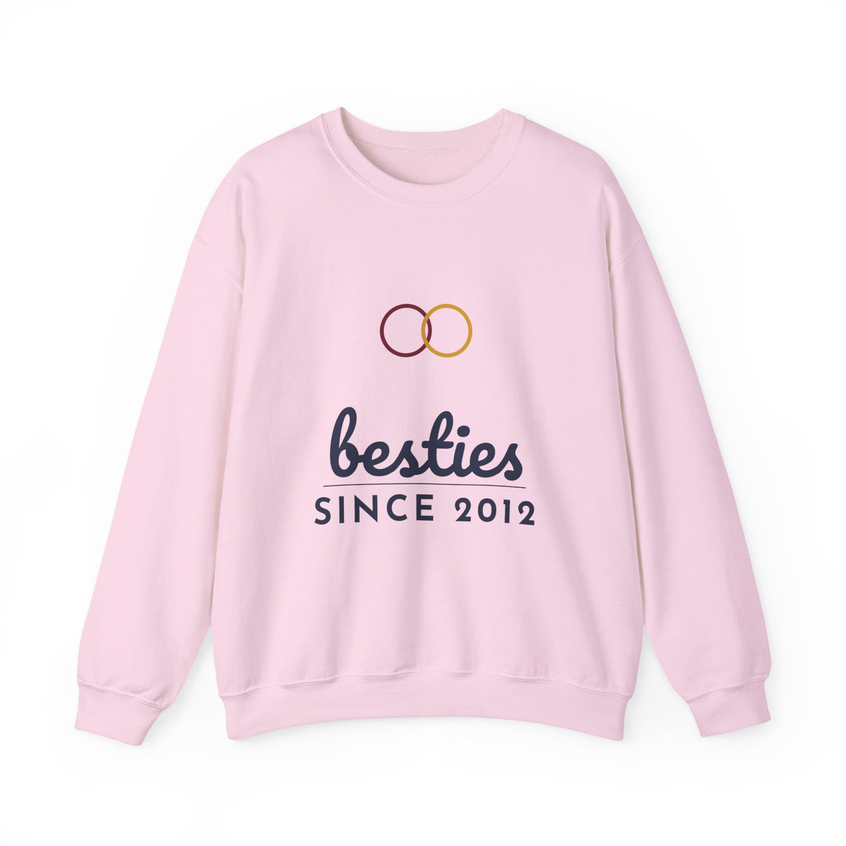 Besties Since Sweatshirt Personalized Year, Matching Best Friend Sweatshirts, Custom Bestie Gift, BFF Sweatshirt with Name and Number