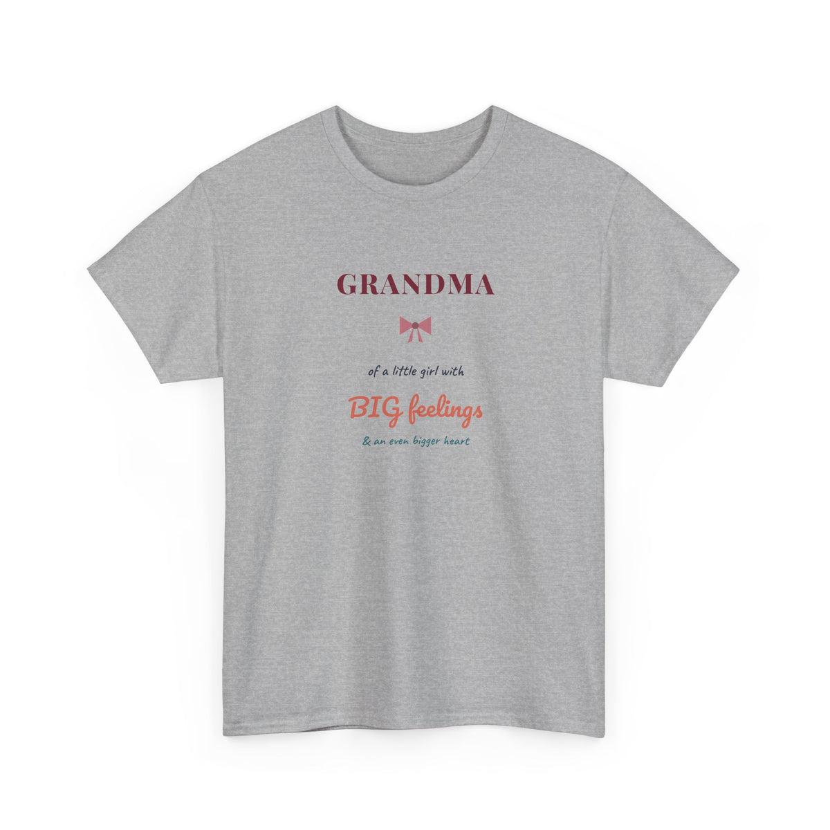 Grandma of a Little Girl with BIG Feelings Shirt, Funny Grandma Tee, Granddaughter Gift for Grandma, Christmas Gift for Grandma