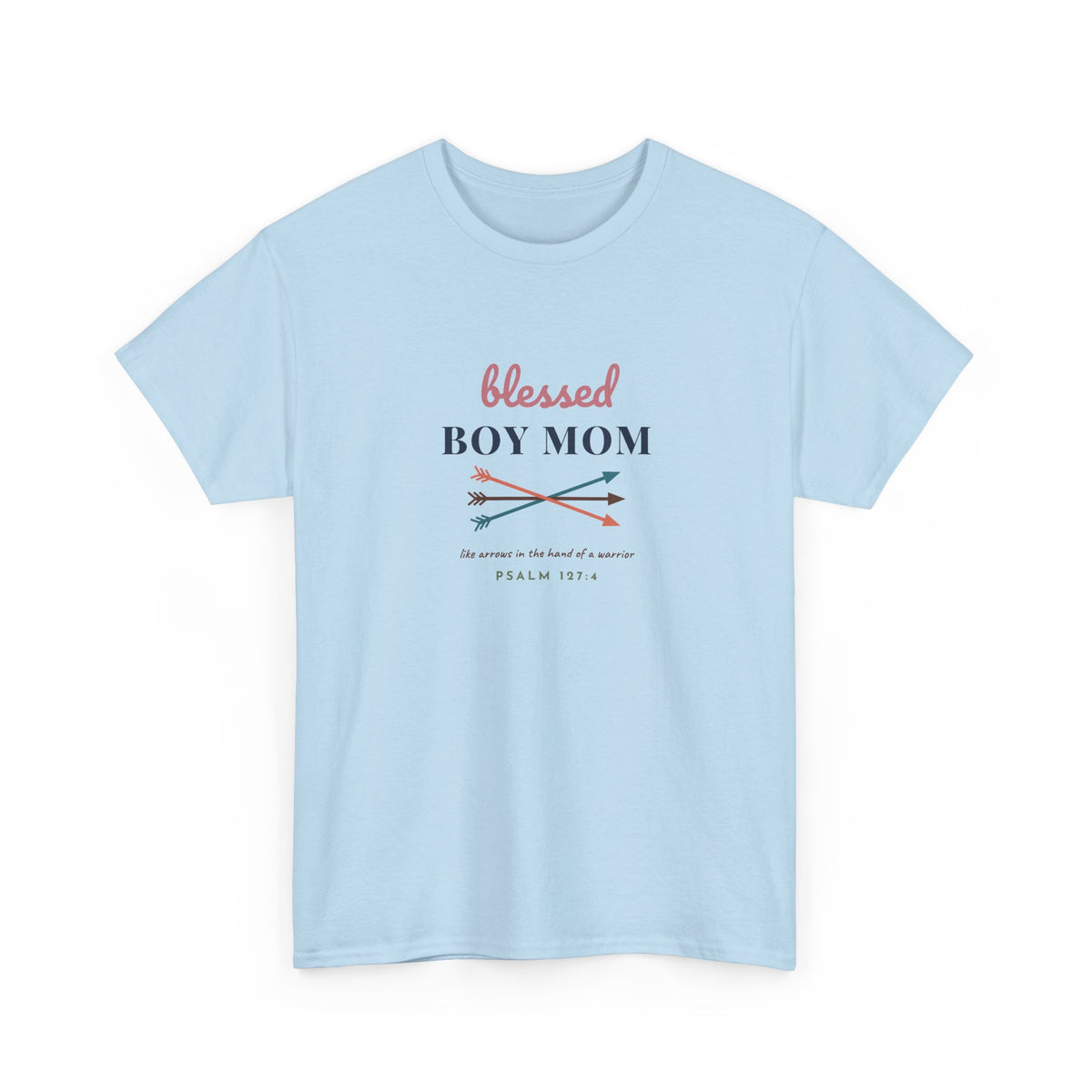 Blessed Boy Mom Shirt, Psalm 127:4 Arrows Tee, Christian Boy Mom Gift, Faith Mom T-Shirt, Mothers Day Gift for Mom of Boys