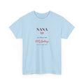 Nana of a Little Girl with BIG Feelings Shirt — Bella+Canvas 3001 Retail-Fit Unisex Jersey Tee (100% Airlume Combed & Ring-Spun Cotton) Mockup 5