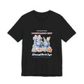 Personalized Custom Family or Besties Christmas Cookie Baking Crew Shirt | Chinoiserie Stand Mixer & Coquette Bow Bella+Canvas 3001 Tee