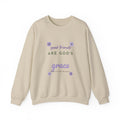 Good Friends Are God's Grace Sweatshirt Lavender | Christian Gift