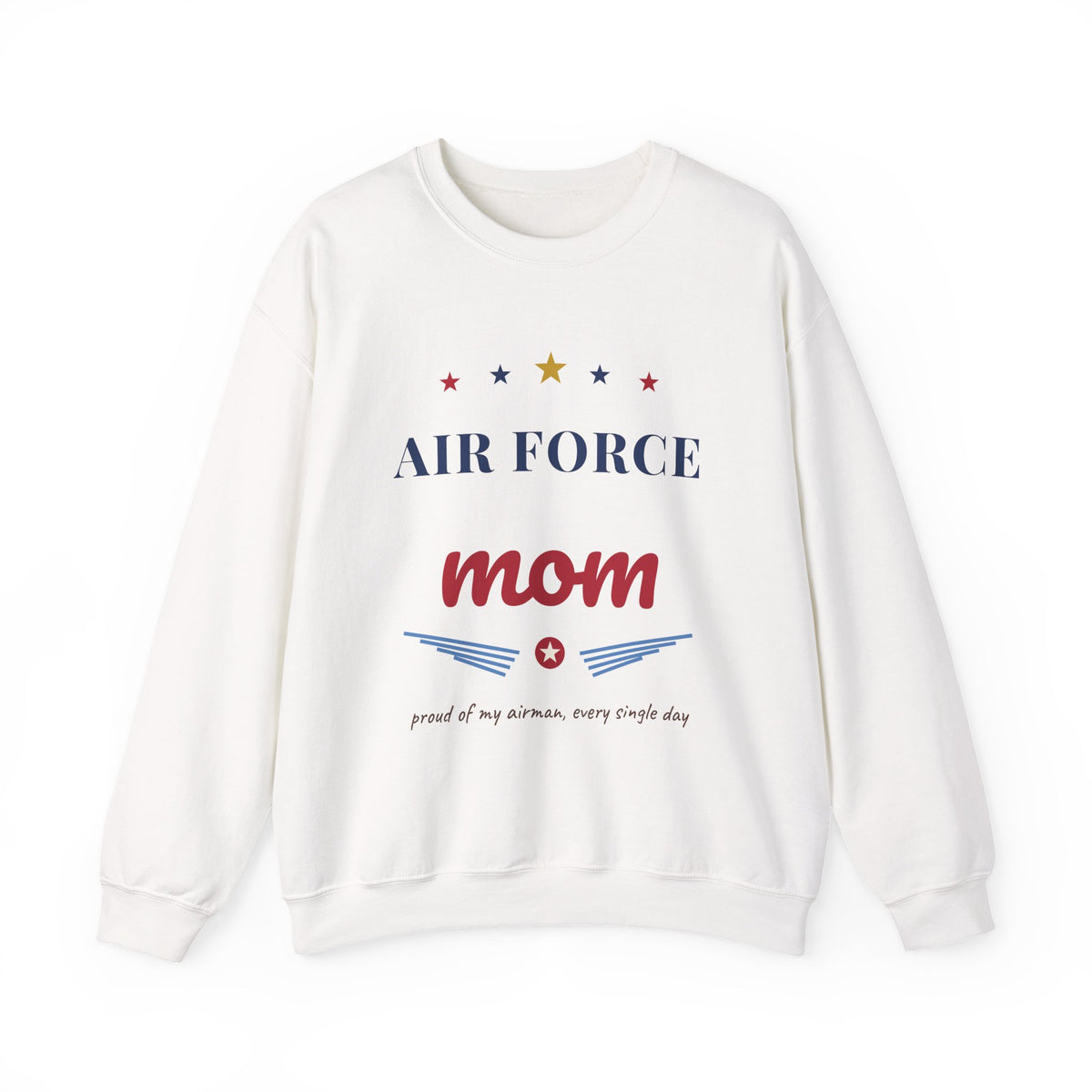 Air Force Mom Sweatshirt, Proud Air Force Mom Crewneck, Military Mom Gift, Airman Mom Shirt, Patriotic Mom Christmas Gift