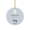 Cocoa and Marshmallow Ornament | Personalized Best Friend Matching Ornament | Cute Christmas Gift