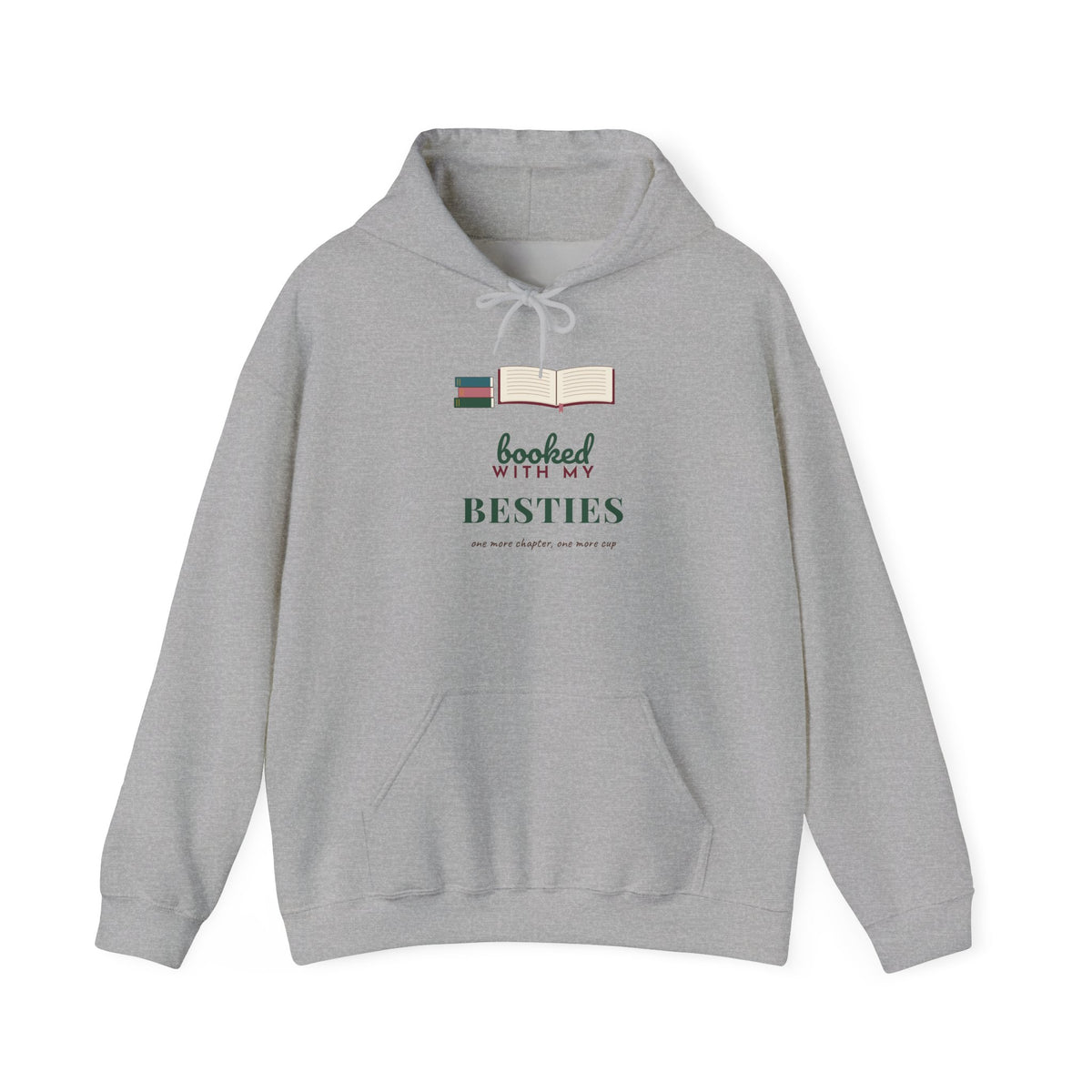 Booked With My Besties Hoodie | Book Lover Gift