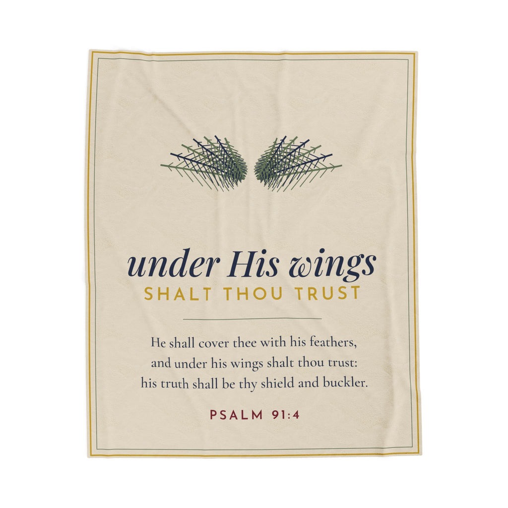 Under His Wings Blanket — AmericanGraceUSA Boutique Showcase