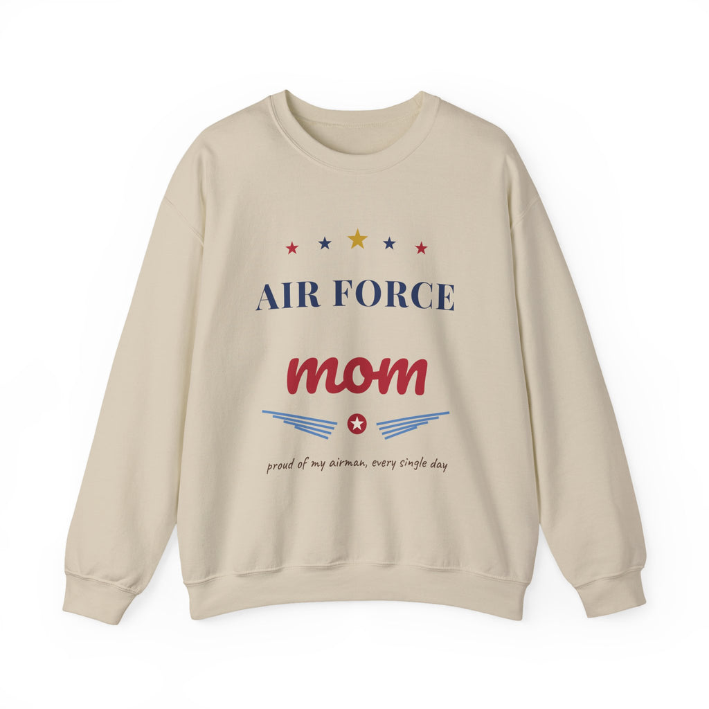 Air Force Mom Sweatshirt, Proud Air Force Mom Crewneck, Military Mom Gift, Airman Mom Shirt, Patriotic Mom Christmas Gift