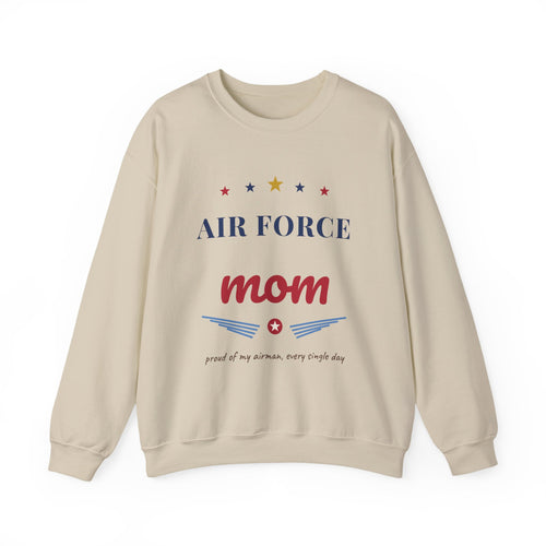 Air Force Mom Sweatshirt, Proud Air Force Mom Crewneck, Military Mom Gift, Airman Mom Shirt, Patriotic Mom Christmas Gift