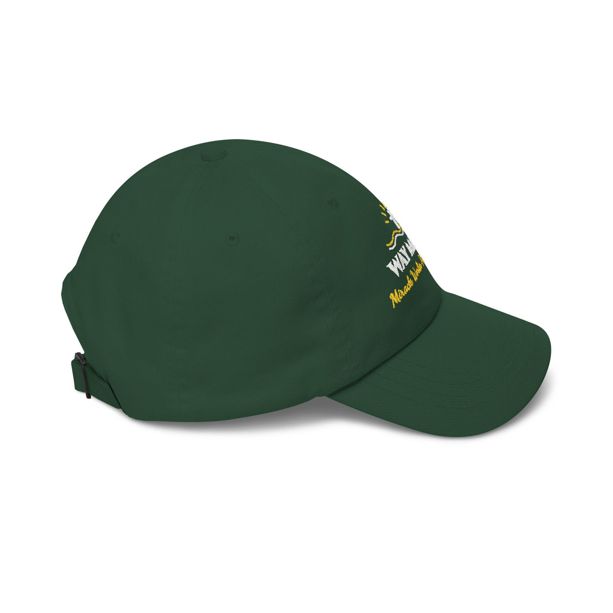 Way Maker Embroidered Classic Cotton Dad Cap | Miracle Worker Christian Women's Hat