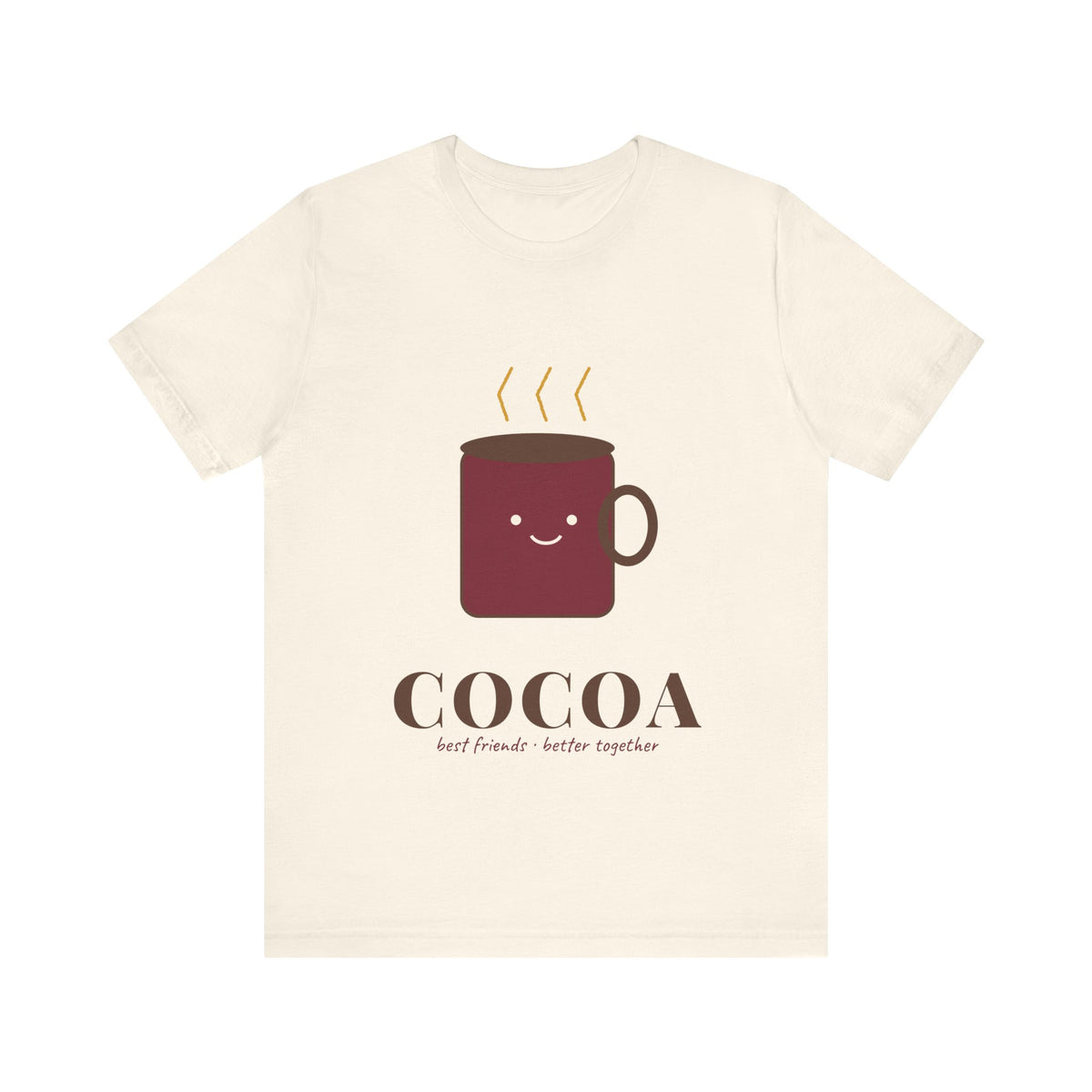 Cocoa and Marshmallow Matching Best Friend T-Shirts, Cocoa T-Shirt, Cute Christmas Bestie Gift, BFF Matching Tee