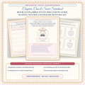 Book Club & Bible Study Discussion Guide, Reading Tracker & Bookmark Printable Kit Hero Preview