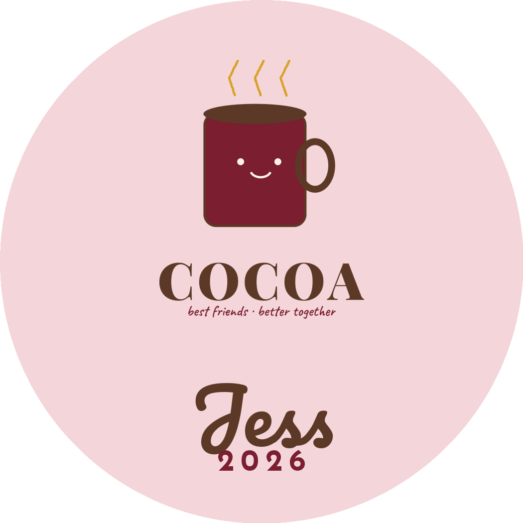 Cocoa and Marshmallow Ornament | Personalized Best Friend Matching Ornament | Cute Christmas Gift