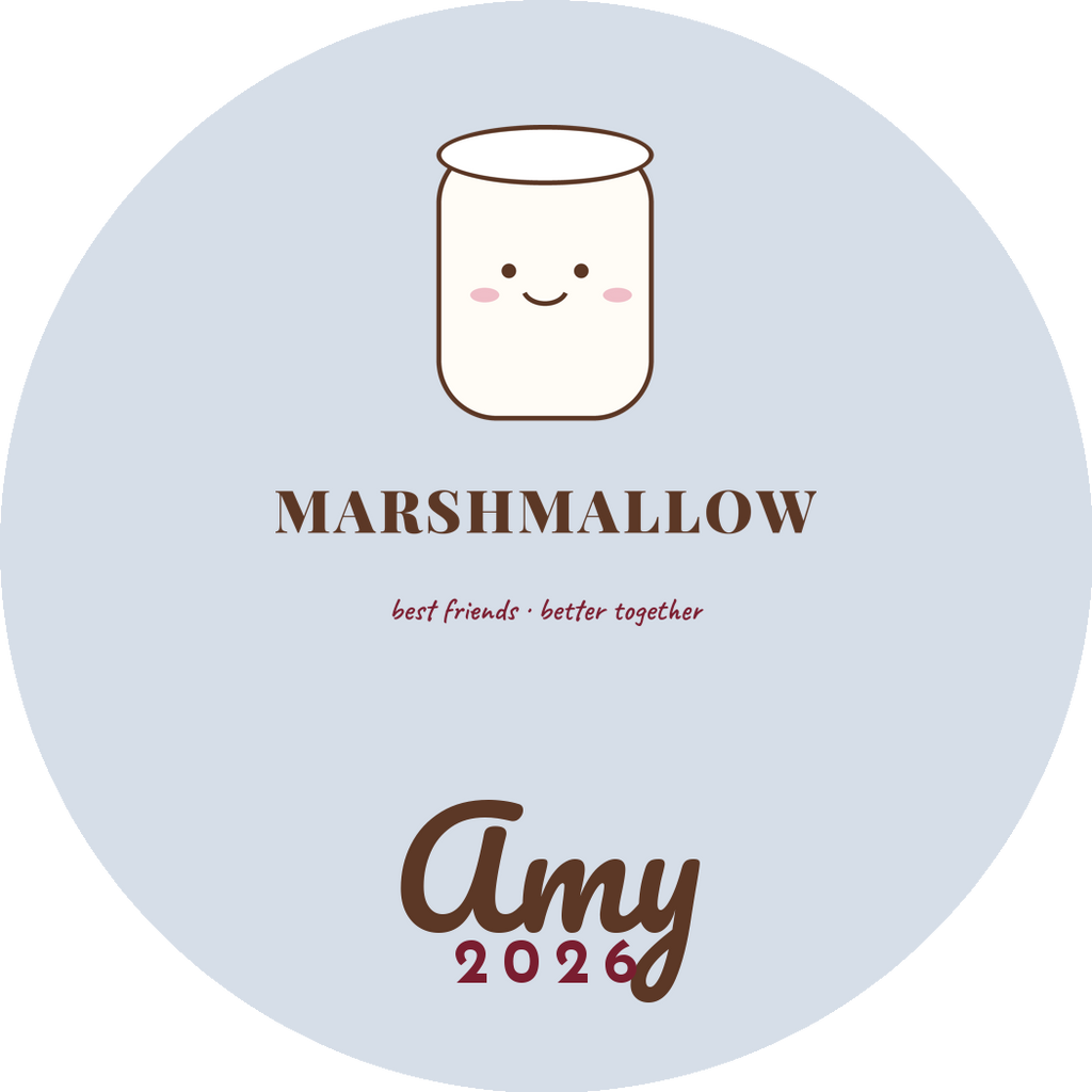 Cocoa and Marshmallow Ornament | Personalized Best Friend Matching Ornament | Cute Christmas Gift