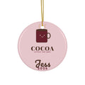 Cocoa and Marshmallow Ornament | Personalized Best Friend Matching Ornament | Cute Christmas Gift