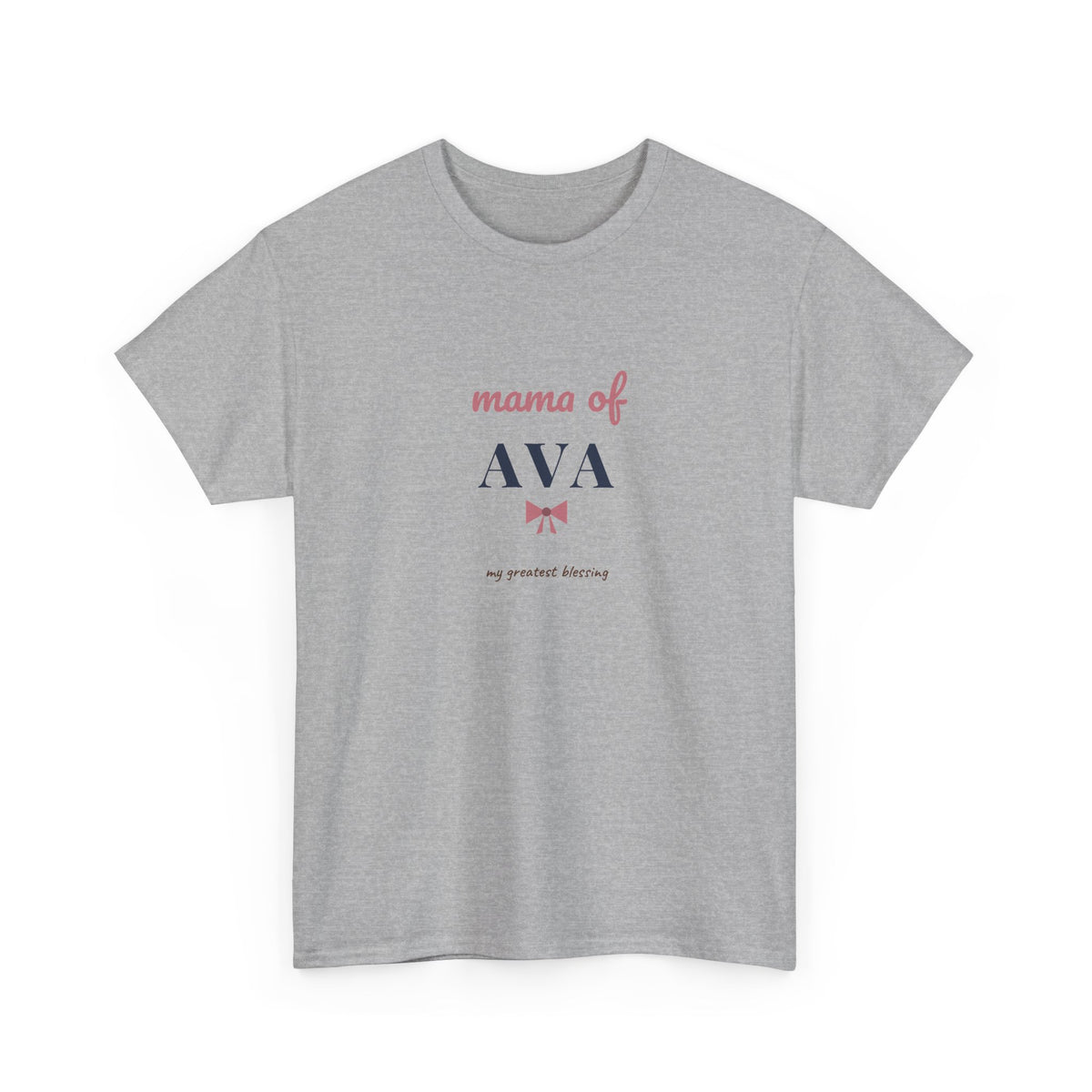 Personalized Mama Of Shirt with Daughter's Name, Custom Girl Mom Tee, My Greatest Blessing, Mothers Day Gift, Mama and Me Matching