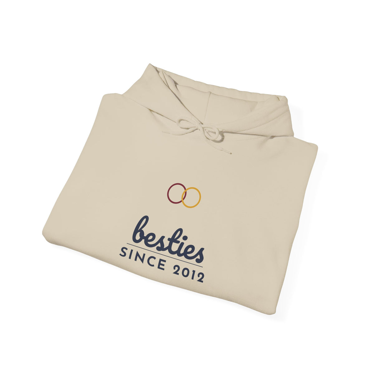 Besties Since Hoodie Personalized Year, Matching Best Friend Hoodies, Custom Bestie Gift, BFF Hoodie with Name and Number