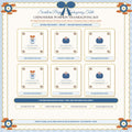 CHINOISERIE PUMPKIN THANKSGIVING KIT (AG-DIG-35) — Soft Feminine Boutique Hero Cover Card (300 DPI Instant Digital Download) | American Grace USA