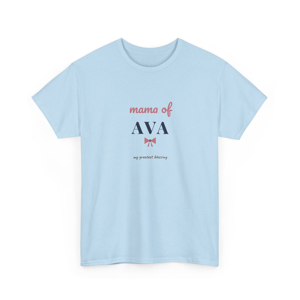 Personalized Mama Of Shirt with Daughter's Name, Custom Girl Mom Tee, My Greatest Blessing, Mothers Day Gift, Mama and Me Matching