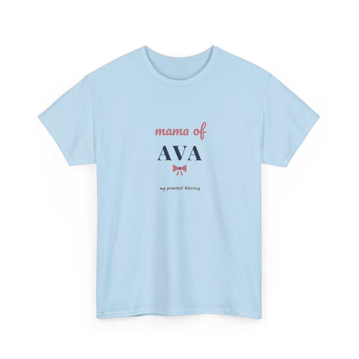 Personalized Mama Of Shirt with Daughter's Name, Custom Girl Mom Tee, My Greatest Blessing, Mothers Day Gift, Mama and Me Matching