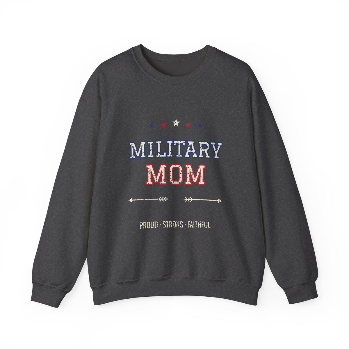 Military Mom Sweatshirt, Varsity Military Mom Crewneck, Proud Military Mom Gift, Patriotic Mom Shirt, Deployment Gift