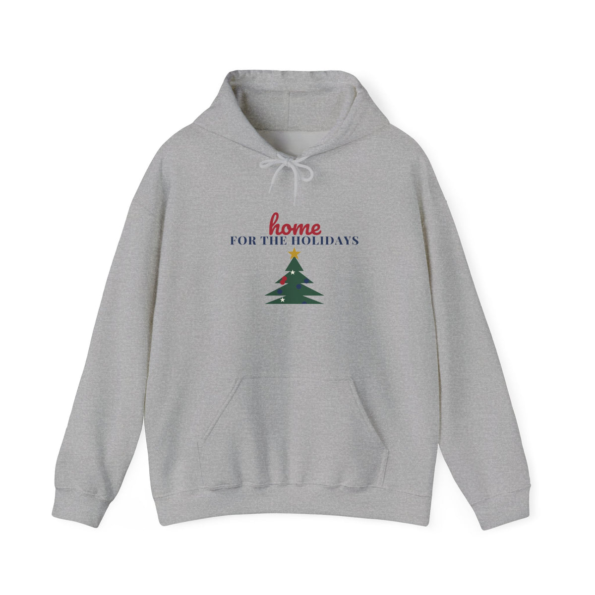 Home for the Holidays Military Hoodie, Patriotic Christmas Tree Sweatshirt, Military Homecoming Christmas, Military Family Gift
