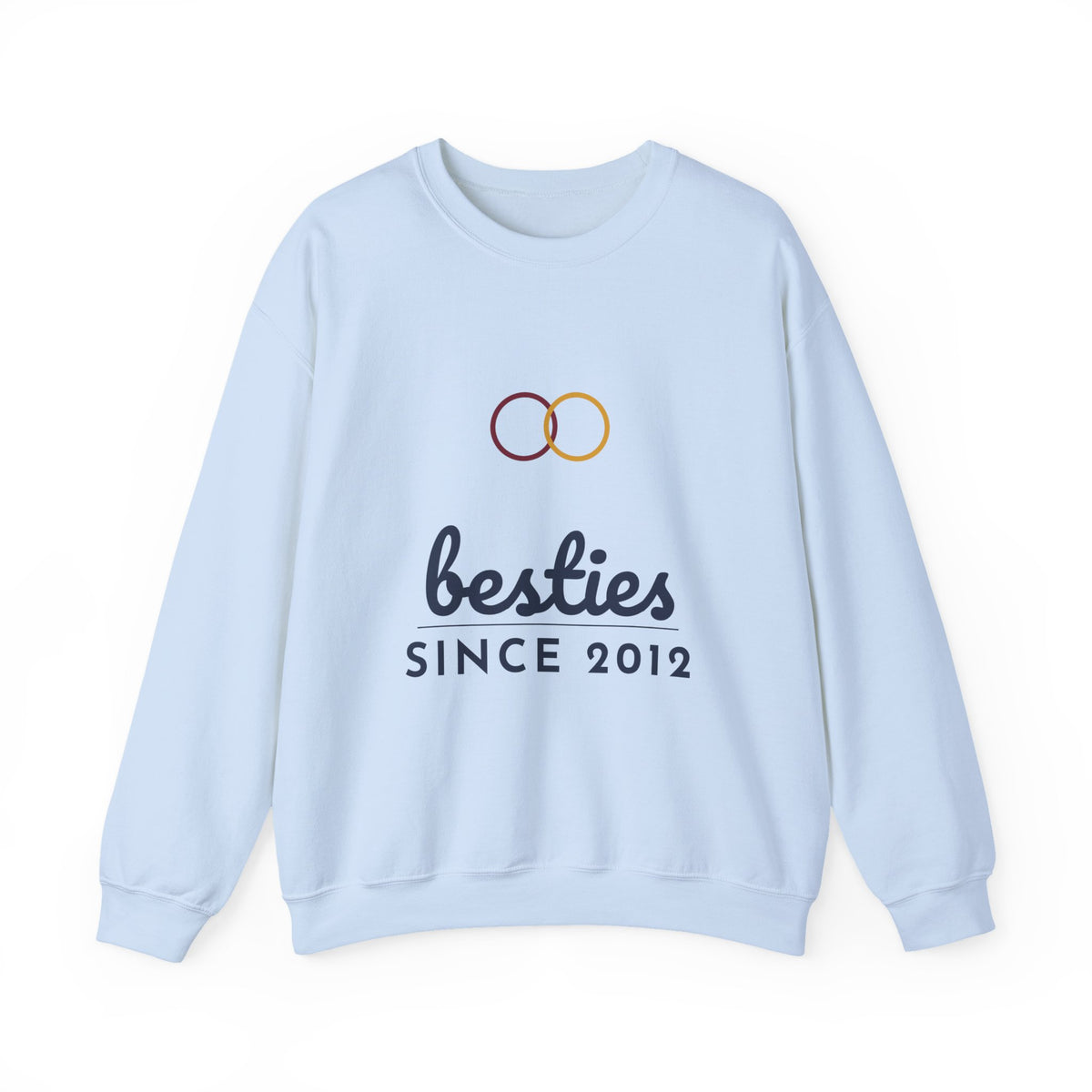 Besties Since Sweatshirt Personalized Year, Matching Best Friend Sweatshirts, Custom Bestie Gift, BFF Sweatshirt with Name and Number