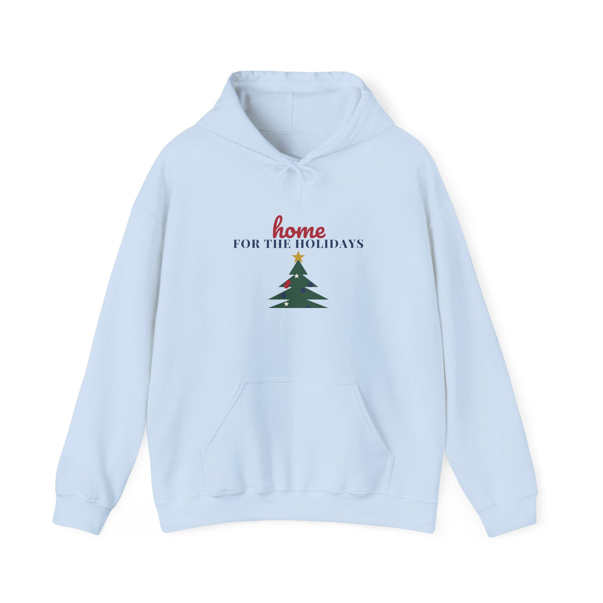 Home for the Holidays Military Hoodie, Patriotic Christmas Tree Sweatshirt, Military Homecoming Christmas, Military Family Gift