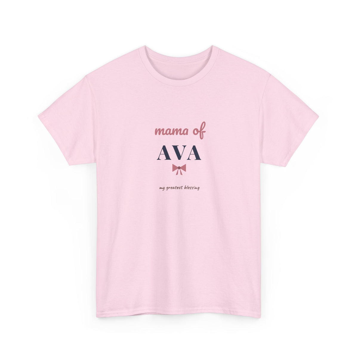 Personalized Mama Of Shirt with Daughter's Name, Custom Girl Mom Tee, My Greatest Blessing, Mothers Day Gift, Mama and Me Matching
