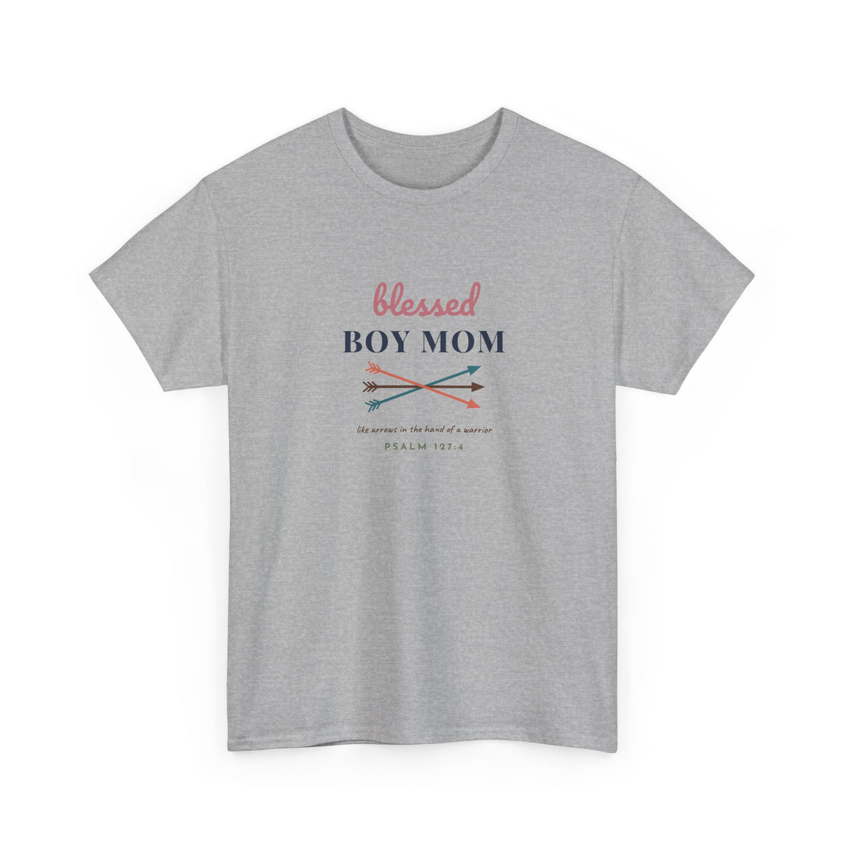Blessed Boy Mom Shirt, Psalm 127:4 Arrows Tee, Christian Boy Mom Gift, Faith Mom T-Shirt, Mothers Day Gift for Mom of Boys