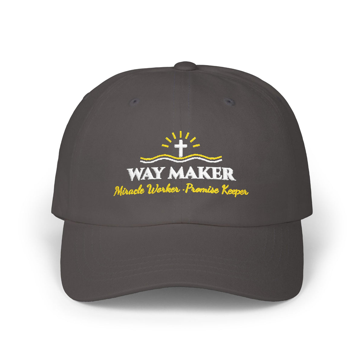 Way Maker Embroidered Classic Cotton Dad Cap | Miracle Worker Christian Women's Hat