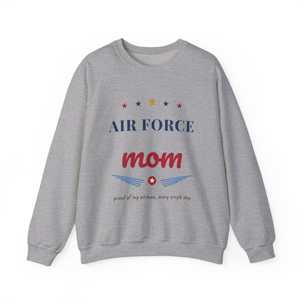 Air Force Mom Sweatshirt, Proud Air Force Mom Crewneck, Military Mom Gift, Airman Mom Shirt, Patriotic Mom Christmas Gift