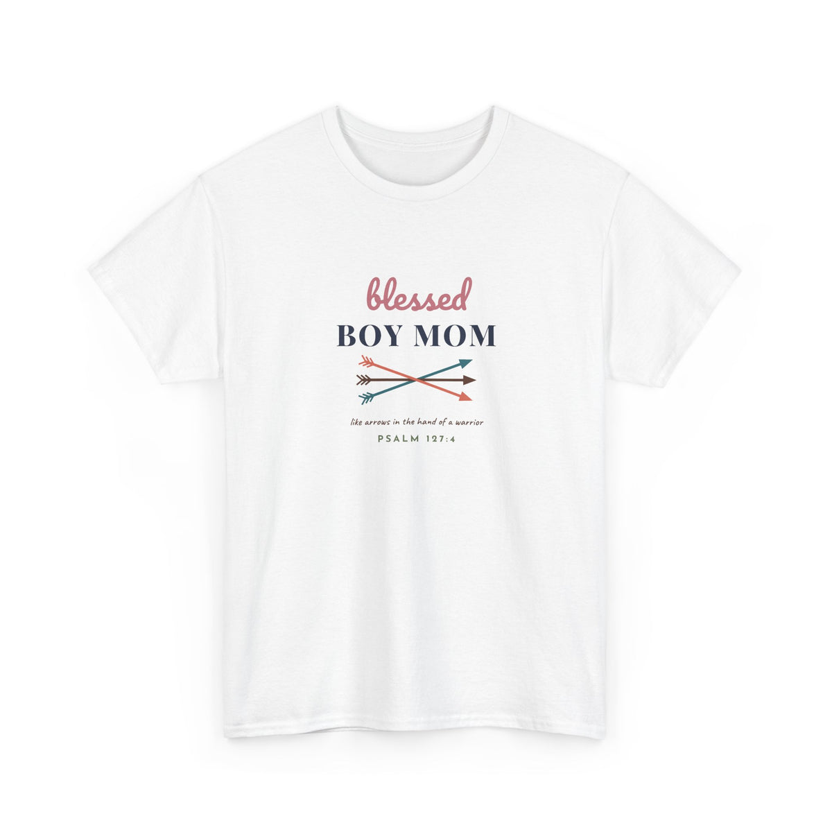 Blessed Boy Mom Shirt, Psalm 127:4 Arrows Tee, Christian Boy Mom Gift, Faith Mom T-Shirt, Mothers Day Gift for Mom of Boys