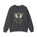 Psalm 91 Sweatshirt, Under His Wings Christian Crewneck, Shield and Cross Faith Gift, Bible Verse Sweatshirt for Women