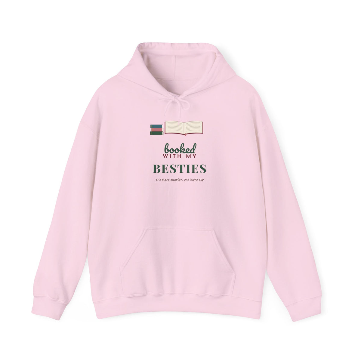 Booked With My Besties Hoodie | Book Lover Gift
