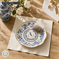 Grace's Scalloped 24k Gold-Rim Porcelain Tea-Bag Rest & Trinket Dish — American Grace USA — Flagship Boutique Oak Table Studio
