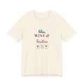 Tiles, Wine & Besties Shirt | Mahjong Game Night Tee | Mahjong Lover Gift