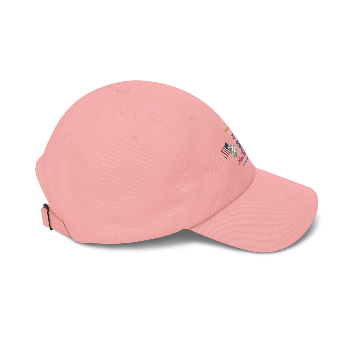 "1776 • Land That I Love" Chinoiserie Ribbon & Stars Classic Dad Cap