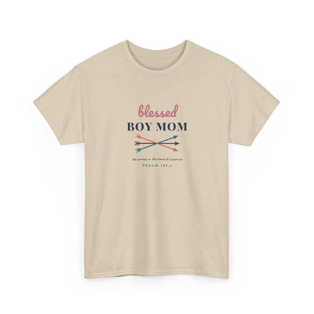 Blessed Boy Mom Shirt, Psalm 127:4 Arrows Tee, Christian Boy Mom Gift, Faith Mom T-Shirt, Mothers Day Gift for Mom of Boys