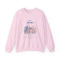 Personalized Blessed Mimi, Nana or Mama Chinoiserie Bow & Grandkids Names Sweatshirt | Custom Floral Coquette Grandma & Mom Crewneck