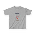 Mama's Girl Kids Shirt — Bella+Canvas 3001Y Youth Airlume Cotton Jersey Tee Mockup 2