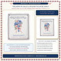 Chinoiserie Ginger-Jar & Blue Hydrangea Cross Wrapped in Grace & Prayer Plush Blanket Hero Card