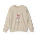 Mama & Daughter Besties for Life Sweatshirt in Warm Sand — Proverbs 31:28 Linked by Grace Coquette Bow & Wildflower Matching Crewneck by AmericanGraceUSA
